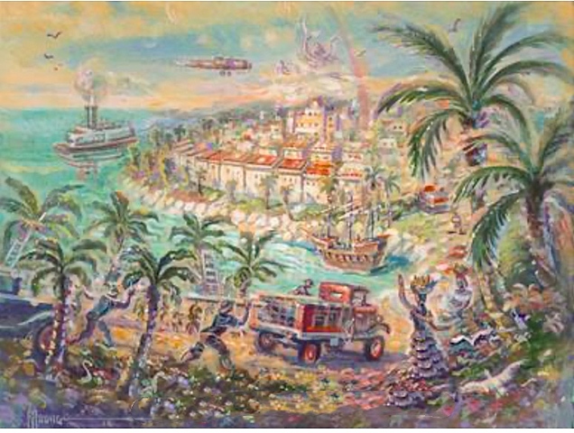 The banana plantation in Macondo