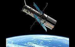 El telescopio Hubble es colocado en órbita.