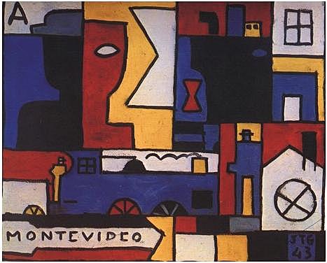 Constructivo de cinco colores con locomotora azul