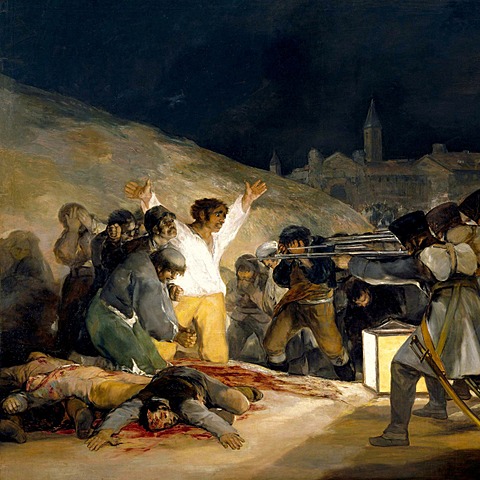 LOS FUSILAMIENTOS DE LA MONCLOA ( 3 DE MAYO)