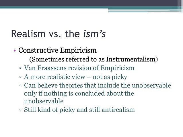 Constructive Empiricism