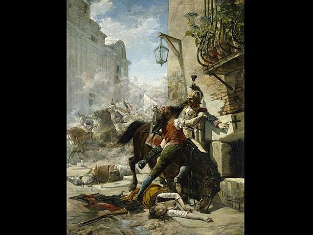 Levantamiento del 2 de mayo (dificultades para el ejército francés)