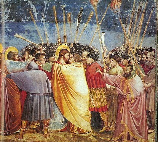 Pintura Gótica/ El beso de Judas