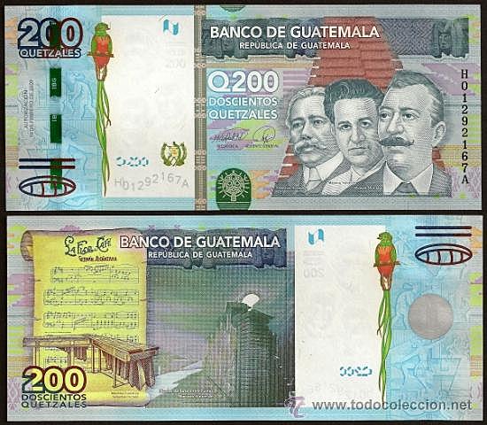 El billete de doscientos quetzales comienza a circular.