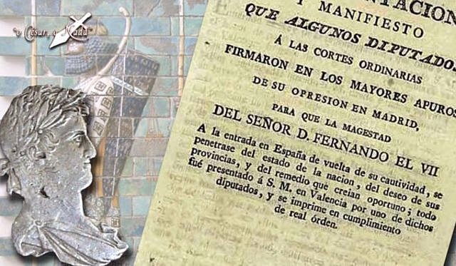 Fernando VII vuelve a España. Manifiesto de los persas