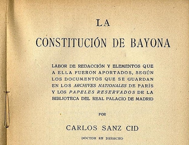 Constitución de Bayona.