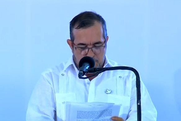 "Timochenko" pide perdón por el dolor causado durante el conflicto.