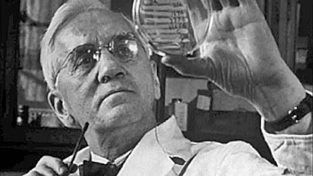 Alexander Fleming (1881-1955) descubre la penicilina