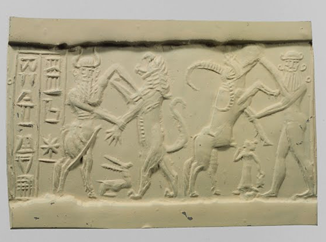 Cylinder seal and modern impression