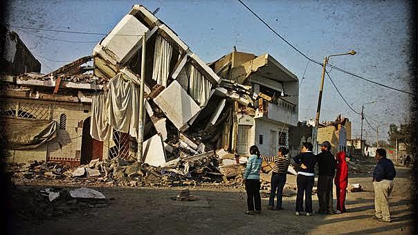 Se produjo un terremoto en Ica de grado 7.9°.