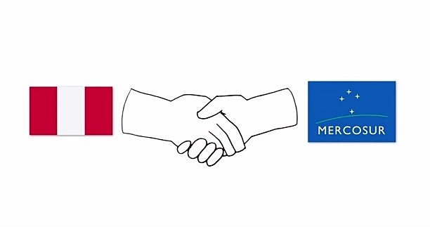 SE SUSCRIBIÓ EL TRATADO DE LIBRE COMERCIO CON EL MERCOSUR O MERCADO COMÚN DEL SUR.