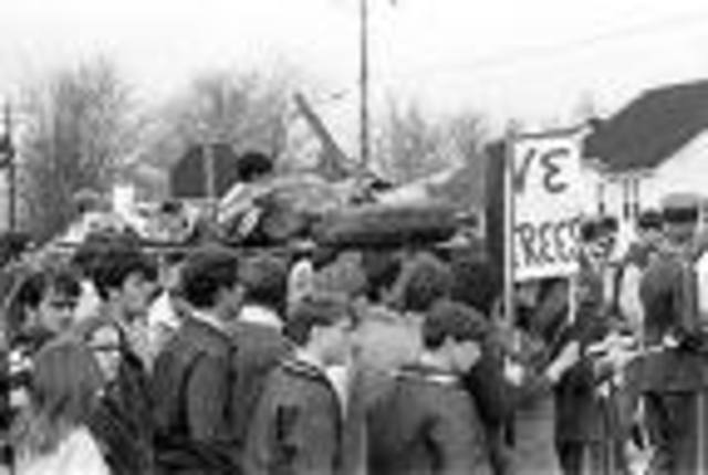 First Earth Day celebration