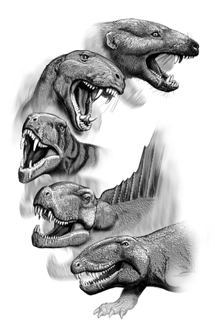 (220 mya) Mammals and Dinosours