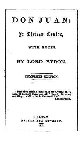 Don Juan / Дон Жуан (Джордж Гордон Байрон)