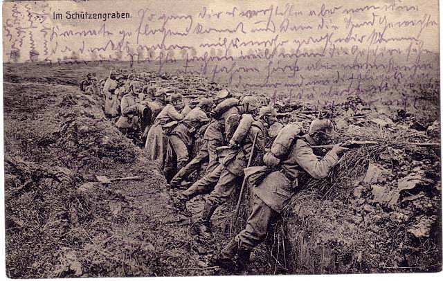 Den første verdenskrigen var en stillestående krig.