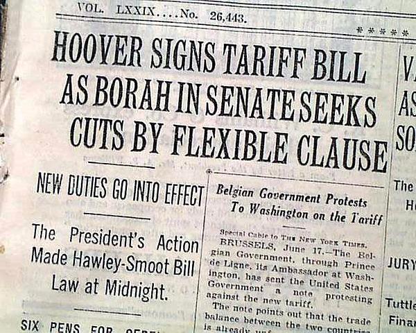 Smoot-Hawley Tariff