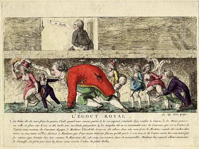 Royal family flees/ captured