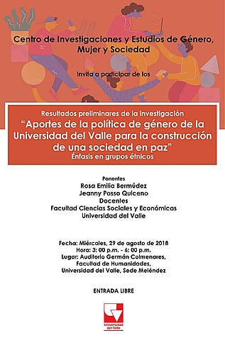 Aportes de la política de genero de la Universidad del Valle para la construcción de una sociedad en paz