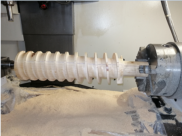 Maquinado en desbaste de prototipo