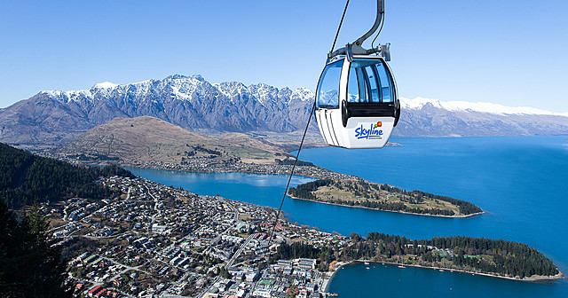 Queenstown Skyline Gondola, New Zealand: The purpose of the Queenstown skyline gondola was to take tourists to ride up to the top of Bob’s peak with stunning 220-degree panorama views.