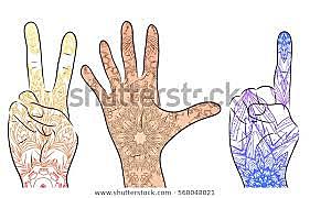 Patterns on Human Hands