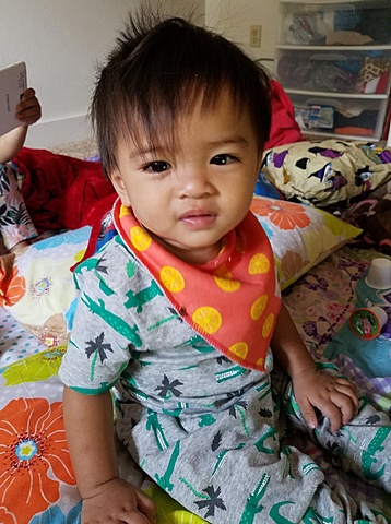 Baby Matteo's comfort with new people: Trust vs. Mistrust