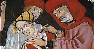 En Europa se produce un brote de la peste negra.