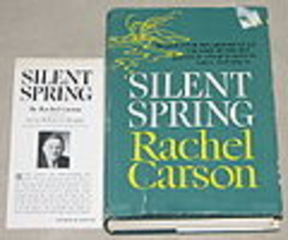 Publication of Rachel Carson’s Silent Spring