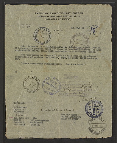 Leave of Absence Permit