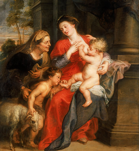 The Virgin and Child with St. Elizabeth and John The Baptist