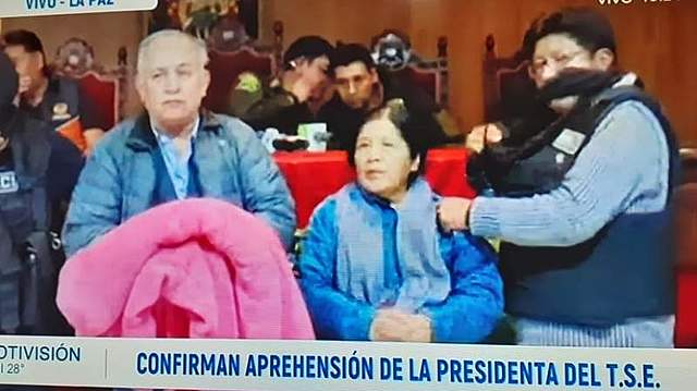 Vocales Choque y Costas fueron aprehendidos