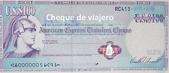 Cheque de viajero