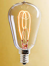Carbon-Filament Light Bulb