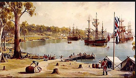 1788 first fleet arrives in new south wals