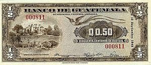Billetes de Guatemala