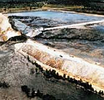 Falla de la represa Sadd el-Kafara en Egipto