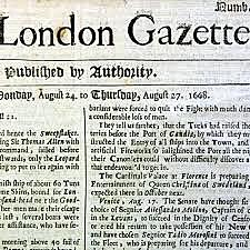 Newspaper-The London Gazette (1640)