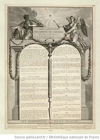 Declaración de los Derechos del Hombre y del Ciudadano