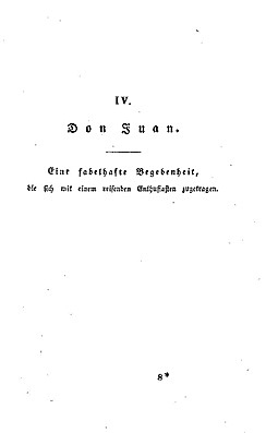 Don Juan/Дон Жуан (Эрнст Теодор Амадей Гофман)
