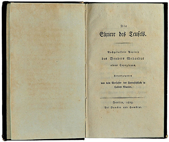 Die Elixiere des Teufels / Эликсиры сатаны / Эликсиры дьявола (Эрнст Теодор Амадей Гофман)