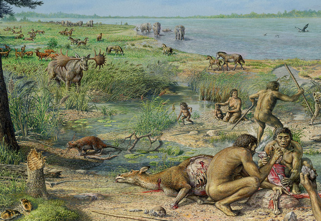 (100,000 years) pleistocene extinction