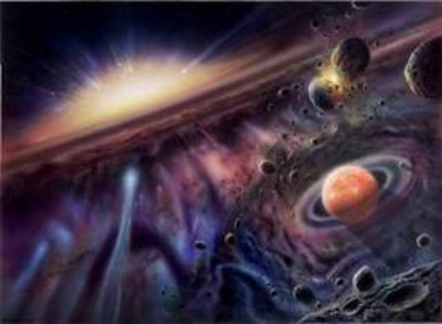 eath began to form (4.6 bya)