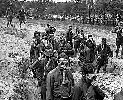 Germans fire shells with chlorine gas at allied lines. This is the first time large amounts of gas has been used. French lines almost collapse.