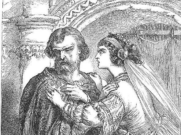 Macbeth and Lady Macbeth cover up the murders.