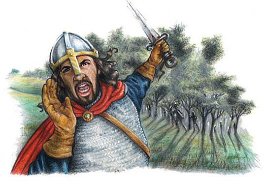 Macduff has doubts about Macbeth.