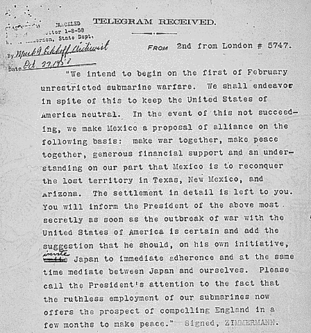 (EU) The Zimmerman's Telegram