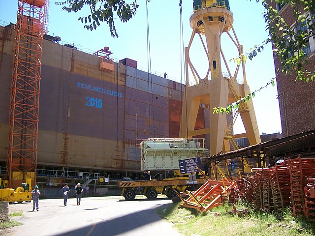 Construcción del Bloque petrolero Eva Peron