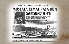 Atatürk'ün Samsun'a Çıkışı