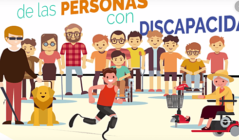 Población con discapacidad.