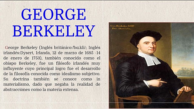 GEORGE BERKERLY – IDEALISTA